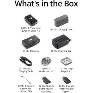DJI Mic 2 (2 TX + 1 RX + Charging Case - Thumbnail Image 2