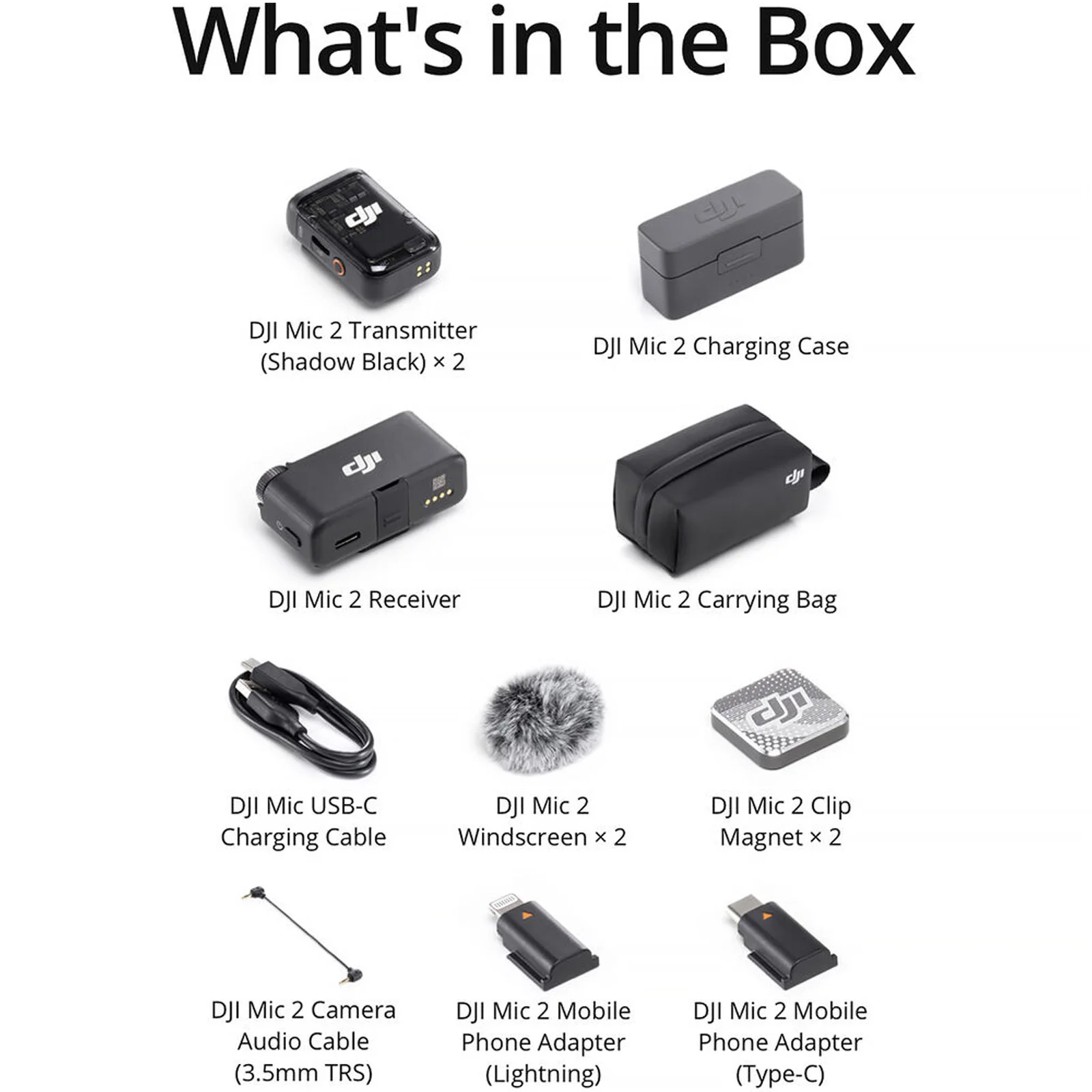 DJI Mic 2 (2 TX + 1 RX + Charging Case - Image 2