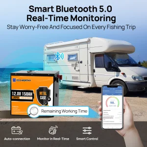 ECO-WORTHY 12V 150AH LiFePO4 Lithium Battery - Thumbnail Image 5