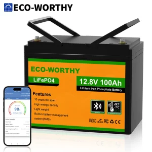 ECO-WORTHY 12V 100AH LiFePO4 Lithium Battery - Thumbnail Image 10