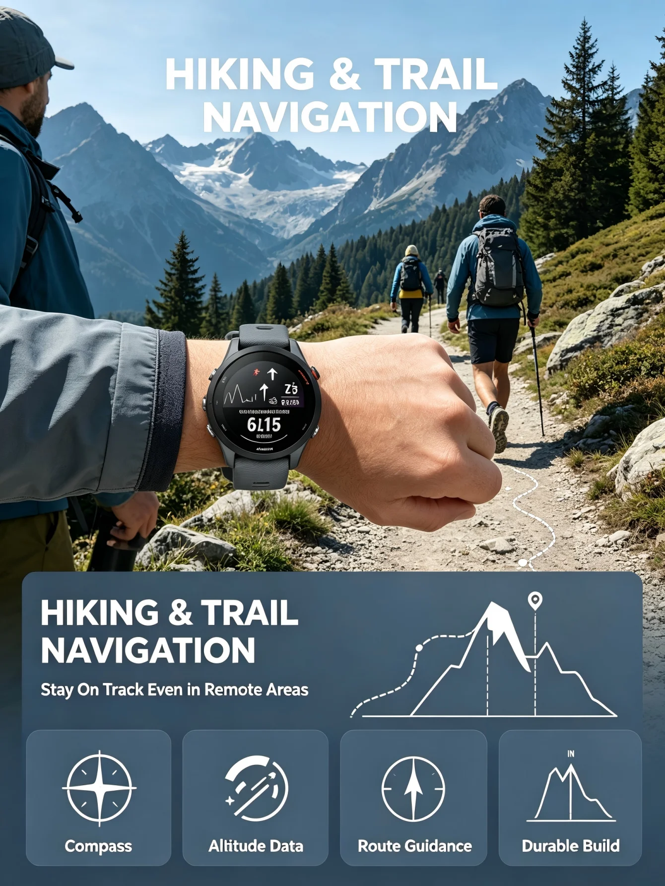 Garmin Forerunner 255 46mm Sports Smartwatch - Image 7