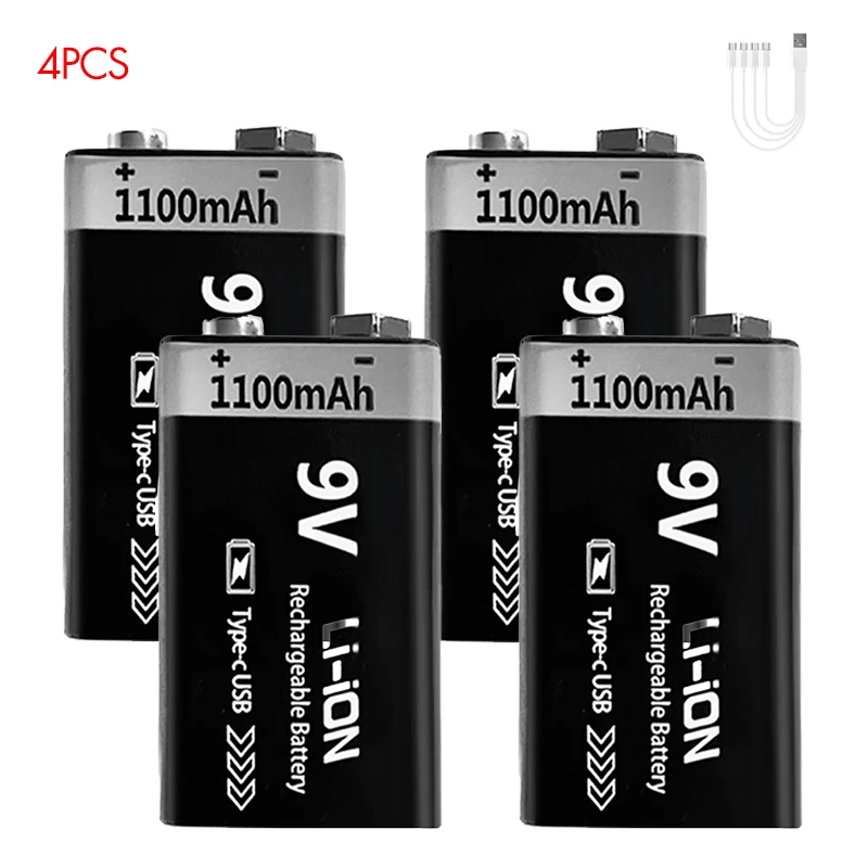 Kuugro USB 9V Rechargeable Battery 1100mAh - Image 8