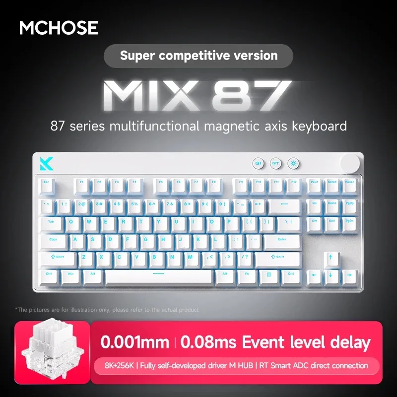 Mchose Mix87 Magnetic Swtich Keyboard Wired - Image 13