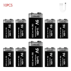 Kuugro USB 9V Rechargeable Battery 1100mAh - Thumbnail Image 11