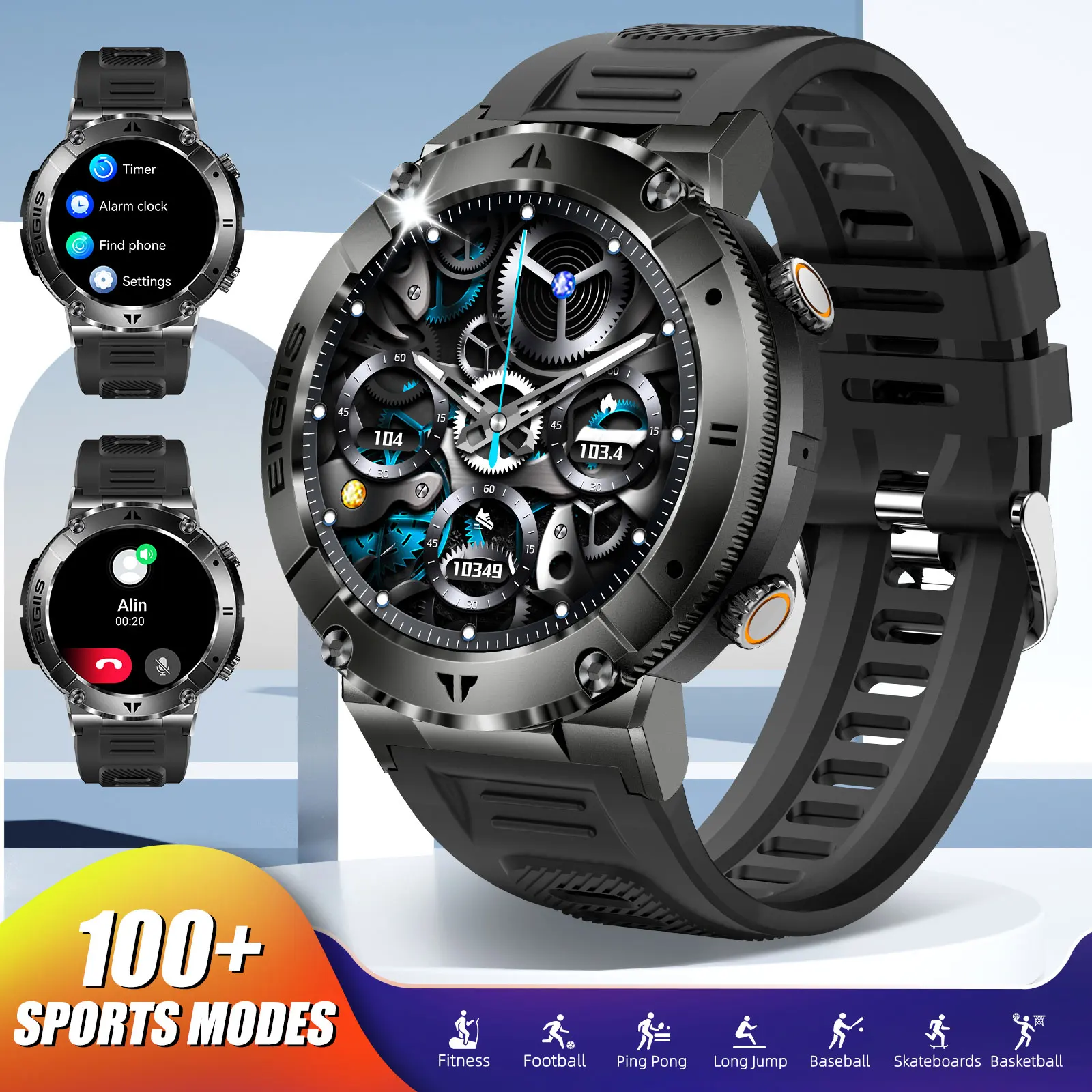 LaNikar Smart Watch Men TFT Display - Image 1