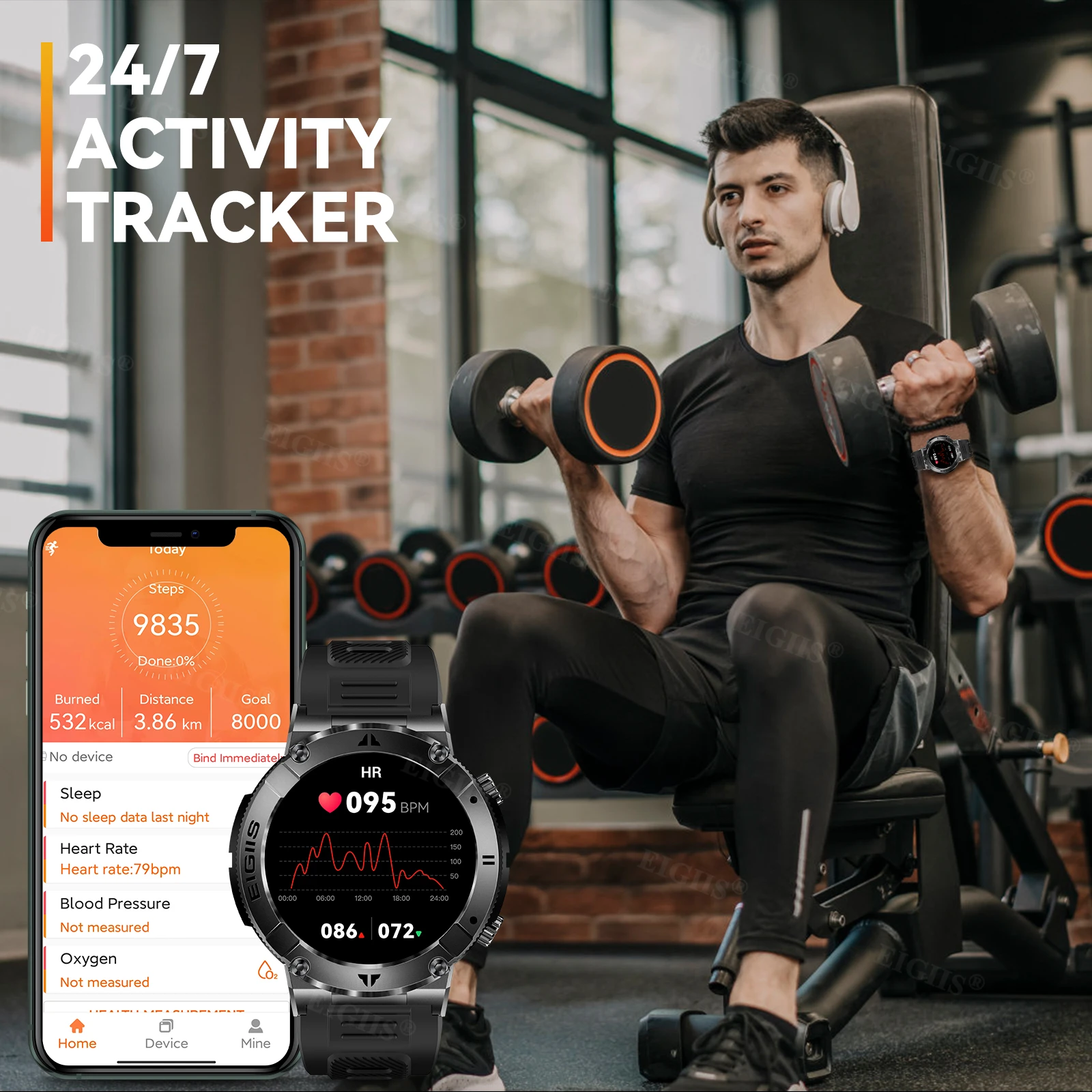 LaNikar Smart Watch Men TFT Display - Image 2