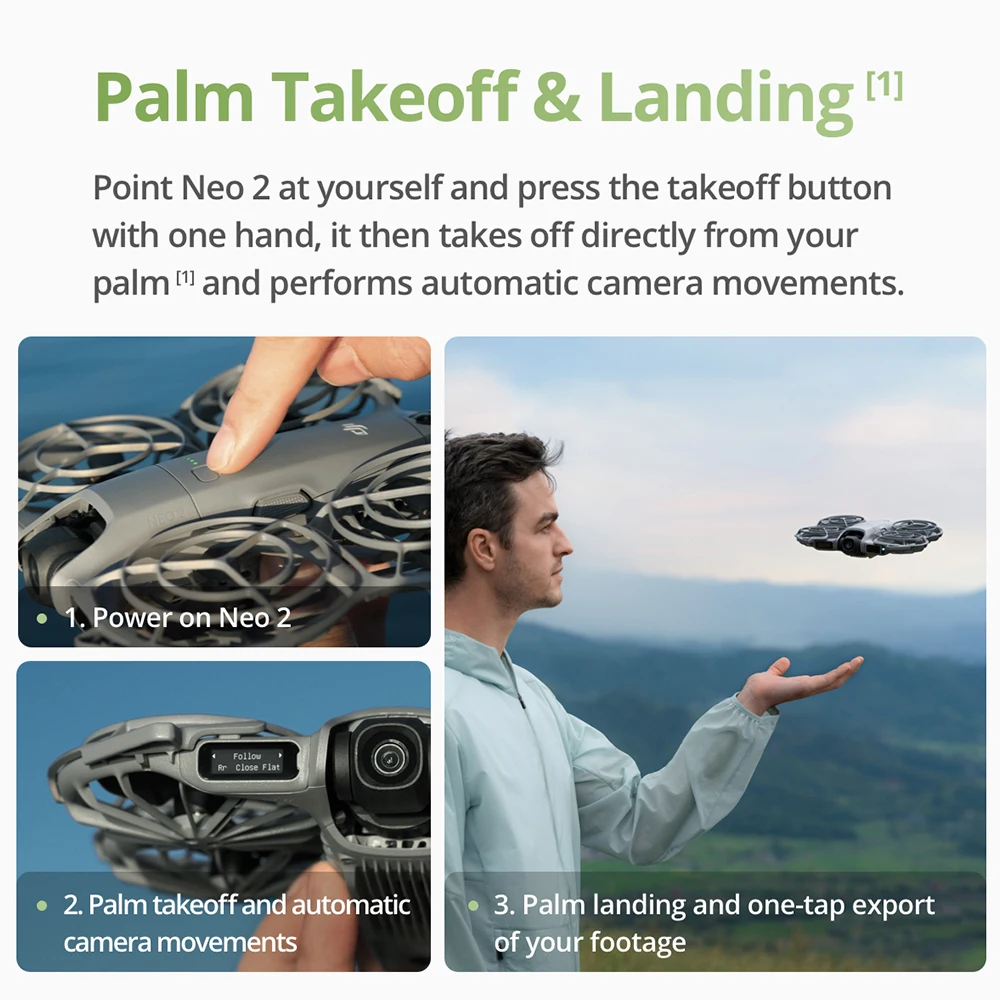 DJI Neo 2 4K Drones With Camera Palm Takeoff - Image 2