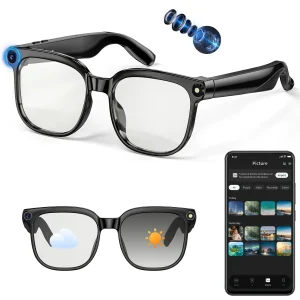 Smart camera glasses, 8-megapixel HD video recording - Thumbnail Image 9
