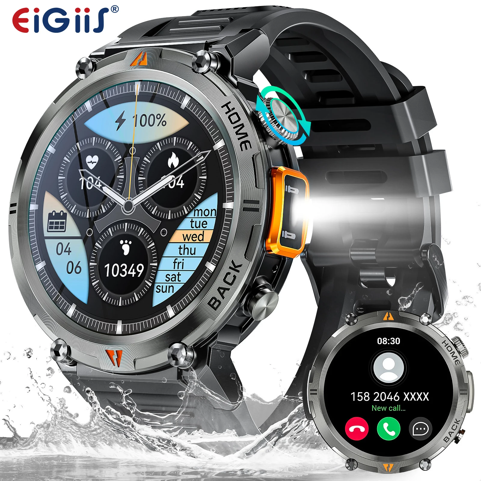 EIGIIS KE3 2025 New Bluetooth Call Smartwatch - Image 1