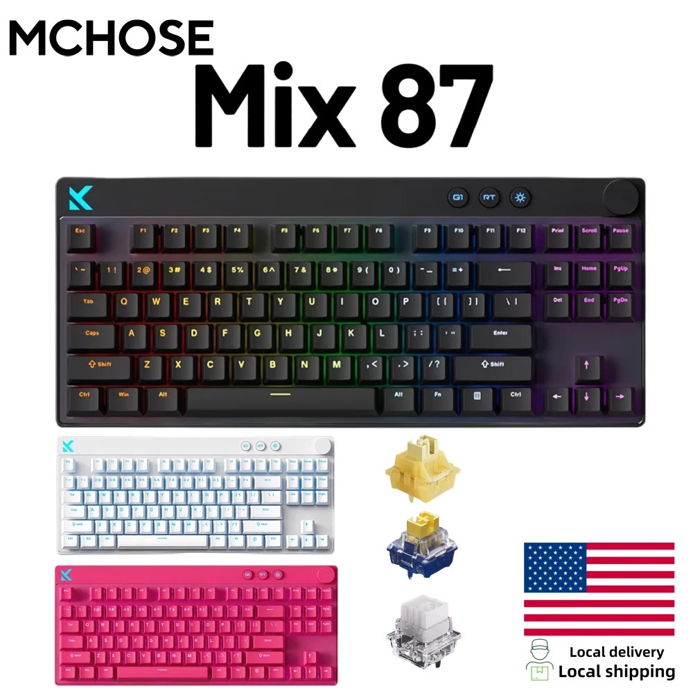 Mchose Mix87 Magnetic Swtich Keyboard Wired - Image 1