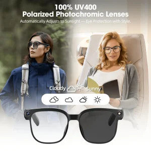 Smart camera glasses, 8-megapixel HD video recording - Thumbnail Image 2