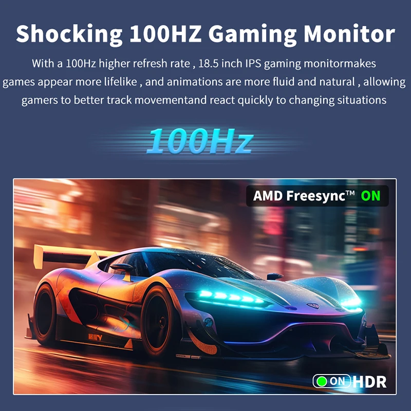 HGFRTEE 18.5inch 100Hz Portable Monitor - Image 3