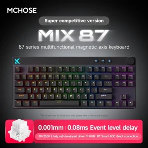 Mchose Mix87 Magnetic Swtich Keyboard Wired - Thumbnail Image 9