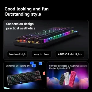 Mchose Mix87 Magnetic Swtich Keyboard Wired - Thumbnail Image 5