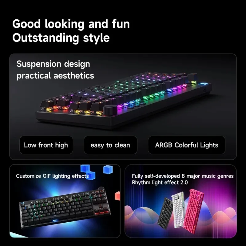 Mchose Mix87 Magnetic Swtich Keyboard Wired - Image 5