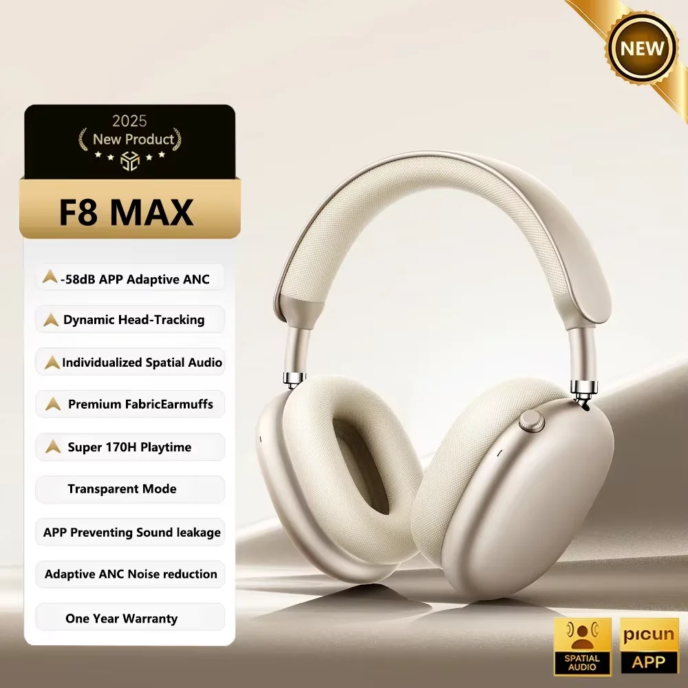 Picun F8 Pro ANC Wireless Headphones - Image 20