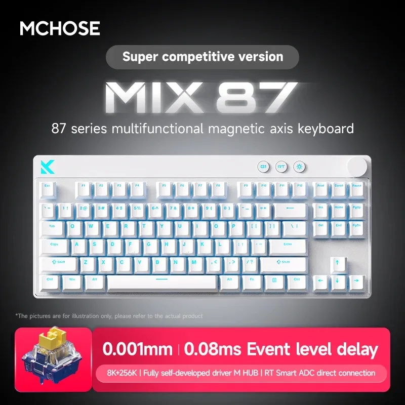 Mchose Mix87 Magnetic Swtich Keyboard Wired - Image 10