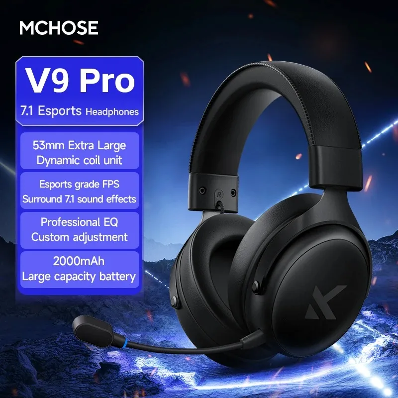 MCHOSE V9 Pro Wireless Gaming Headset - Image 8