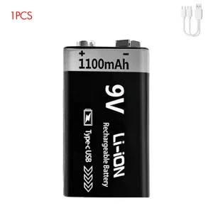 Kuugro USB 9V Rechargeable Battery 1100mAh - Thumbnail Image 9