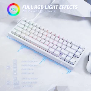 ATTACK SHARK X68 HE Rapid Trigger Mechanical Gaming Keyboard - Thumbnail Image 5