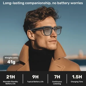 Smart camera glasses, 8-megapixel HD video recording - Thumbnail Image 5