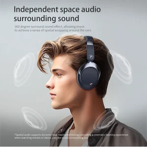 Hybrid ANC Over-Ear Bluetooth Headphones - Thumbnail Image 4