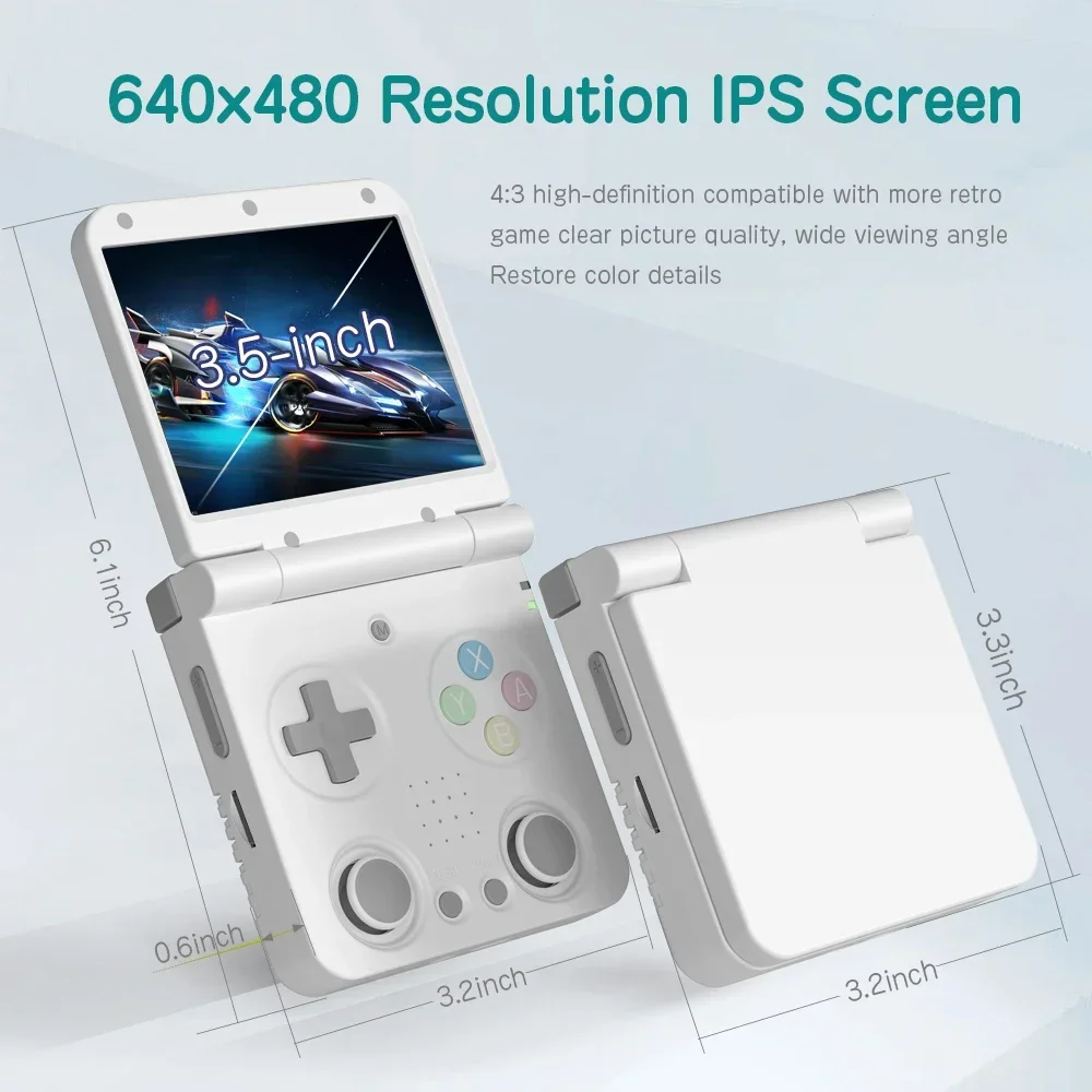 MIYOO FLIP V2 Handheld Game Players 3.5'' - Image 3