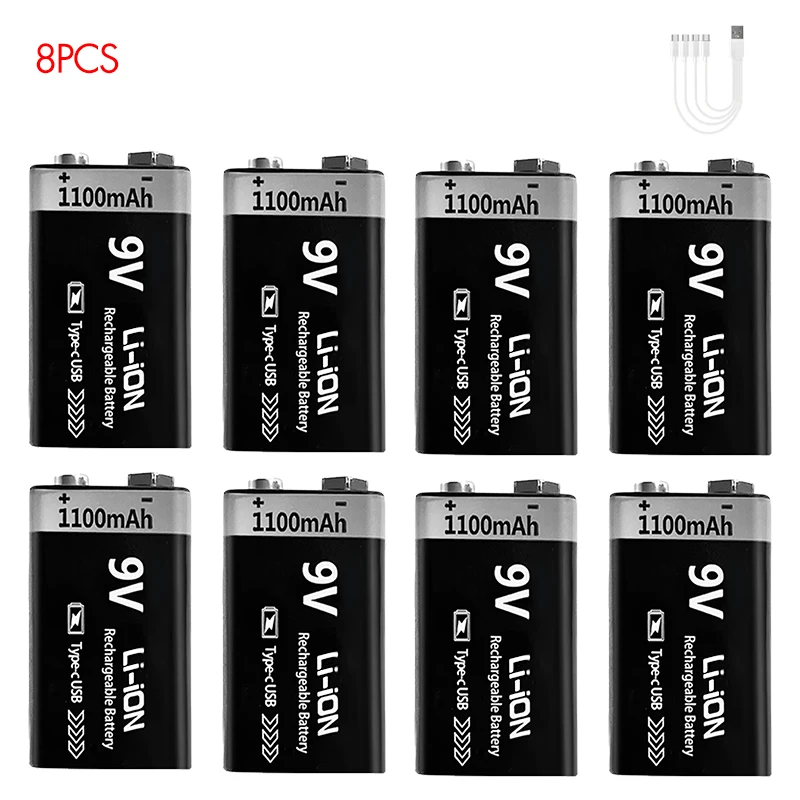 Kuugro USB 9V Rechargeable Battery 1100mAh - Image 10
