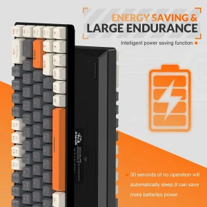 RK68 60% Wireless Mechanical Keyboard, - Thumbnail Image 5