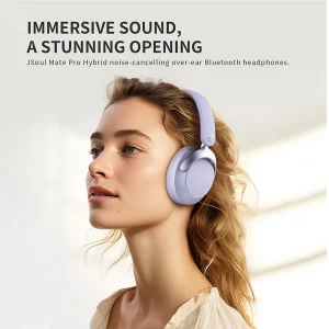 Hybrid ANC Over-Ear Bluetooth Headphones