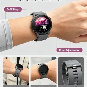 Garmin Forerunner 255 46mm Sports Smartwatch - Thumbnail Image 4