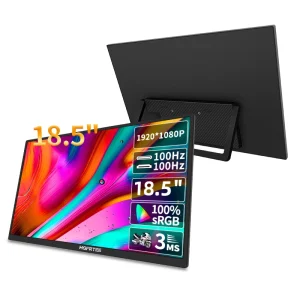 HGFRTEE 18.5inch 100Hz Portable Monitor