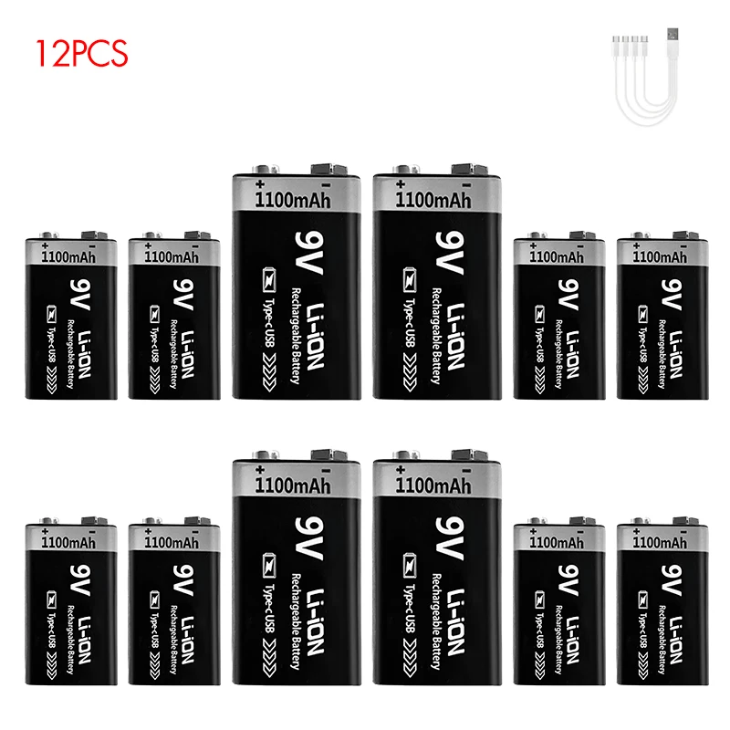 Kuugro USB 9V Rechargeable Battery 1100mAh - Image 15