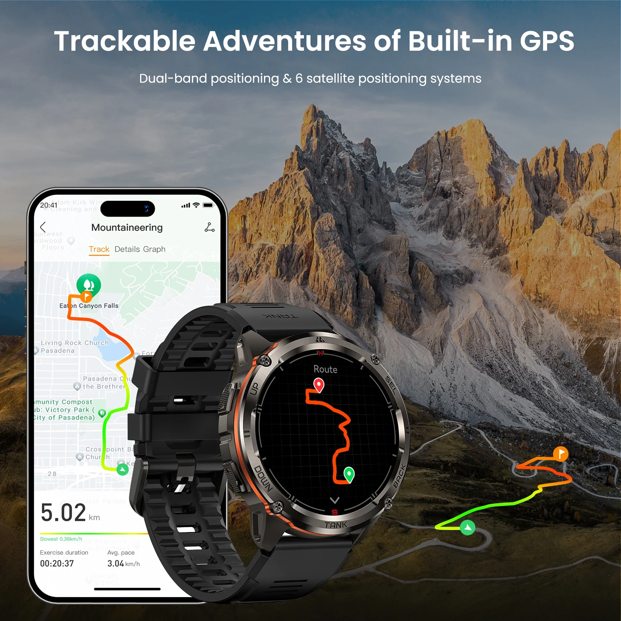 KOSPET TANK T3 Ultra 2 GPS Smart Watch for Men - Image 2