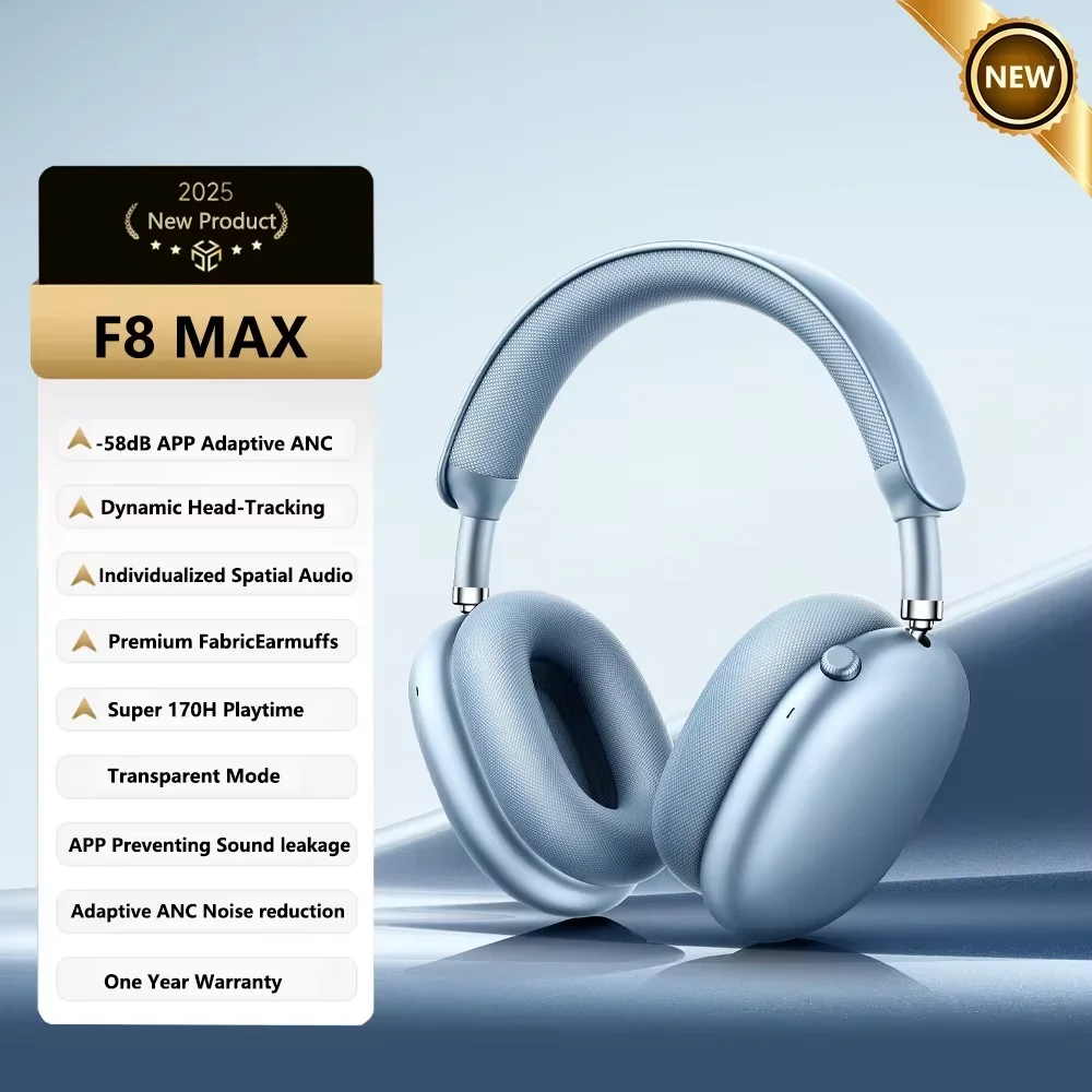 Picun F8 Pro ANC Wireless Headphones - Image 1