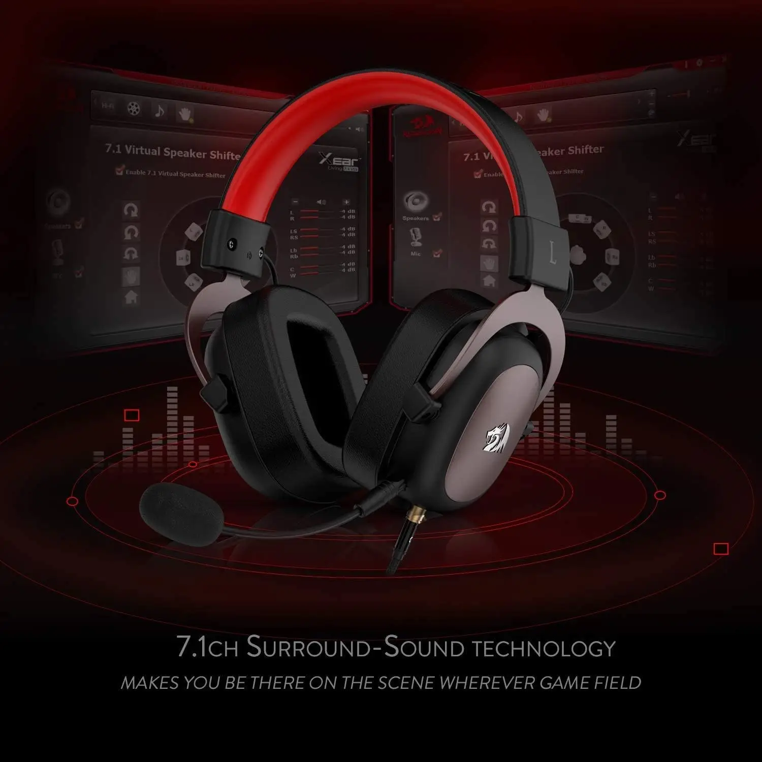 Redragon H510 Zeus Wired Gaming Headset - Image 3
