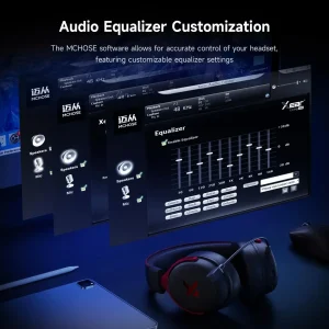 MCHOSE V9 Pro Wireless Gaming Headset - Thumbnail Image 3