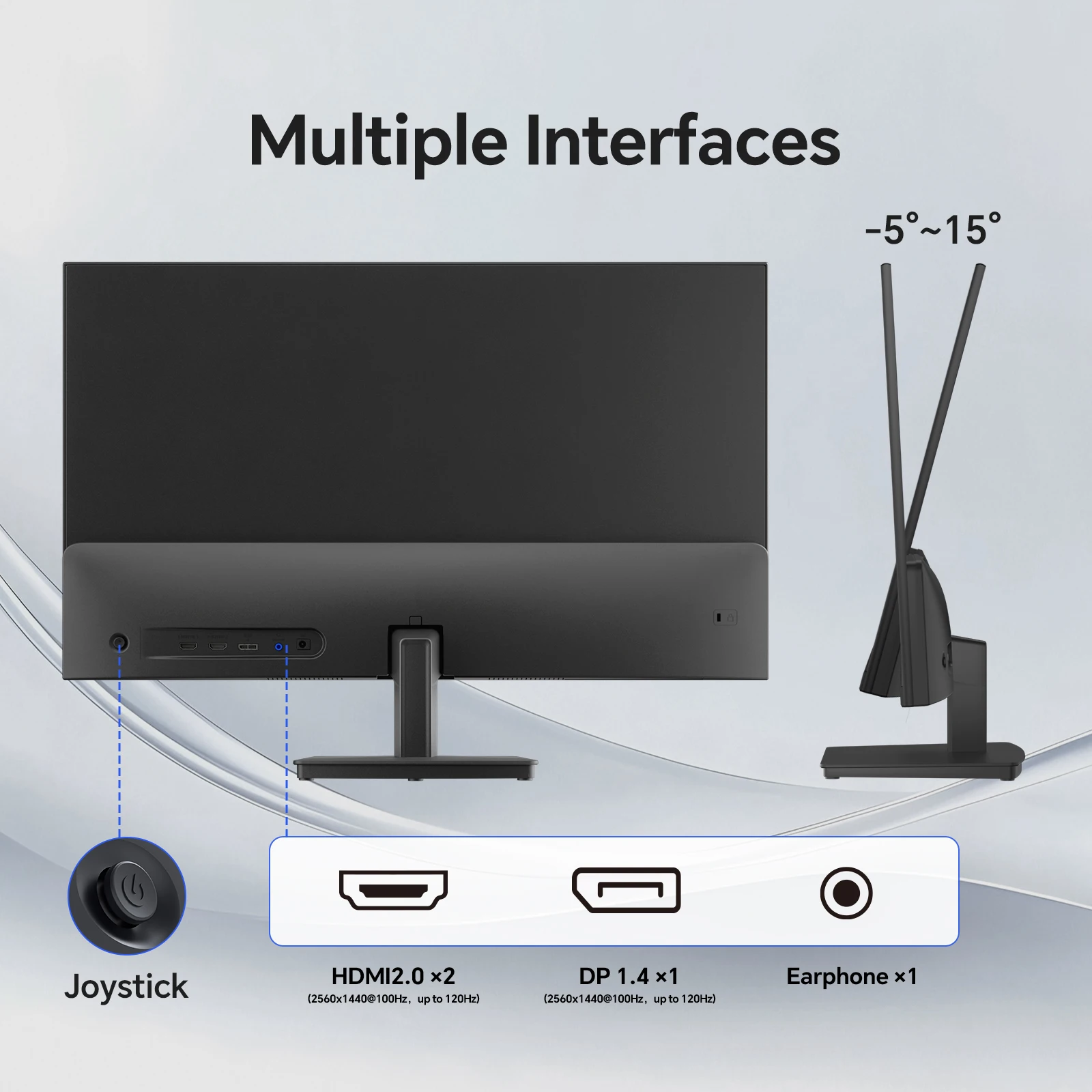 KTC 27 Inch 120Hz Monitor, - Image 5