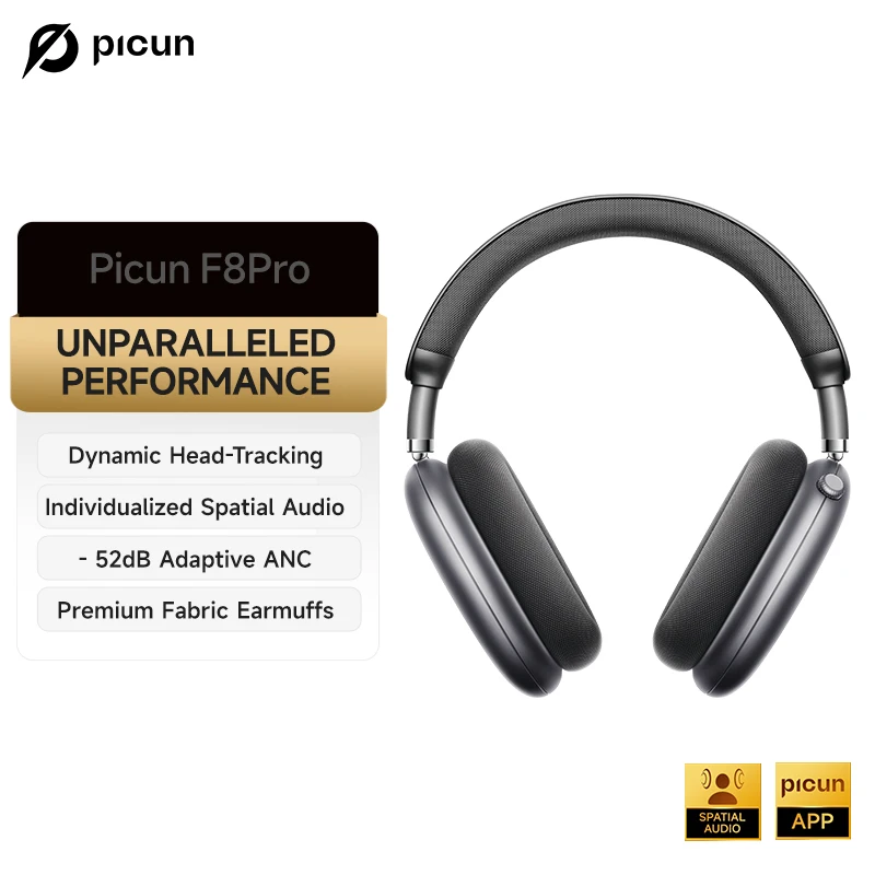 Picun F8 Pro ANC Wireless Headphones - Image 18