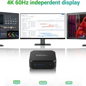 Firebat A6 Mini PC AMD R7 7735HS 8-core 16-thread Computer - Thumbnail Image 5