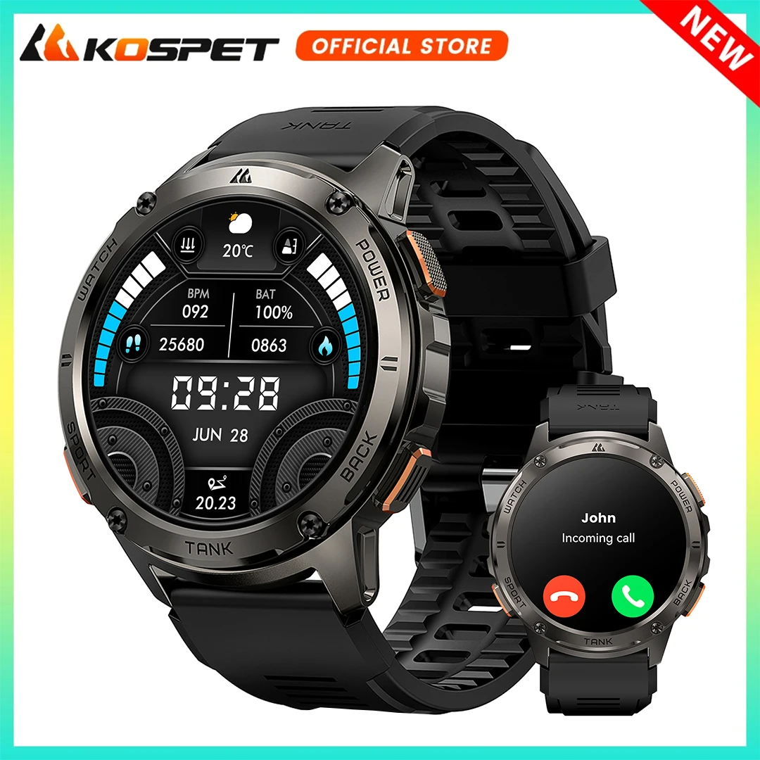 KOSPET TANK T3 Smart Watch For Men - Image 1