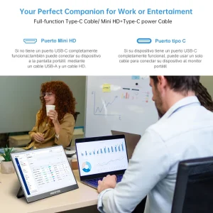 HGFRTEE 15.6 Inch Portable Monitor - Thumbnail Image 6