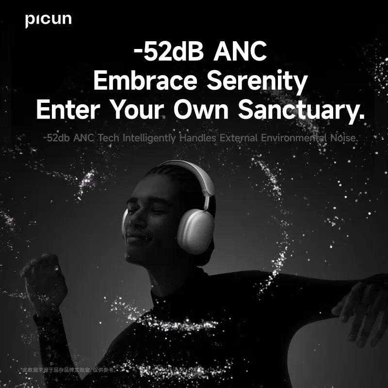 Picun F8 Pro ANC Wireless Headphones - Image 4