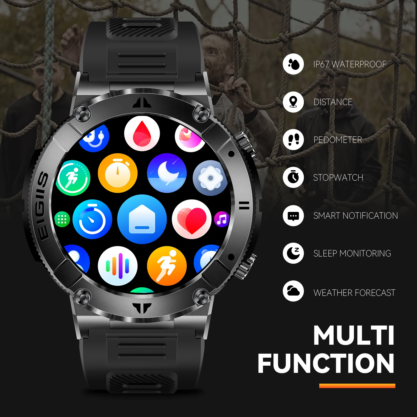 LaNikar Smart Watch Men TFT Display - Image 6