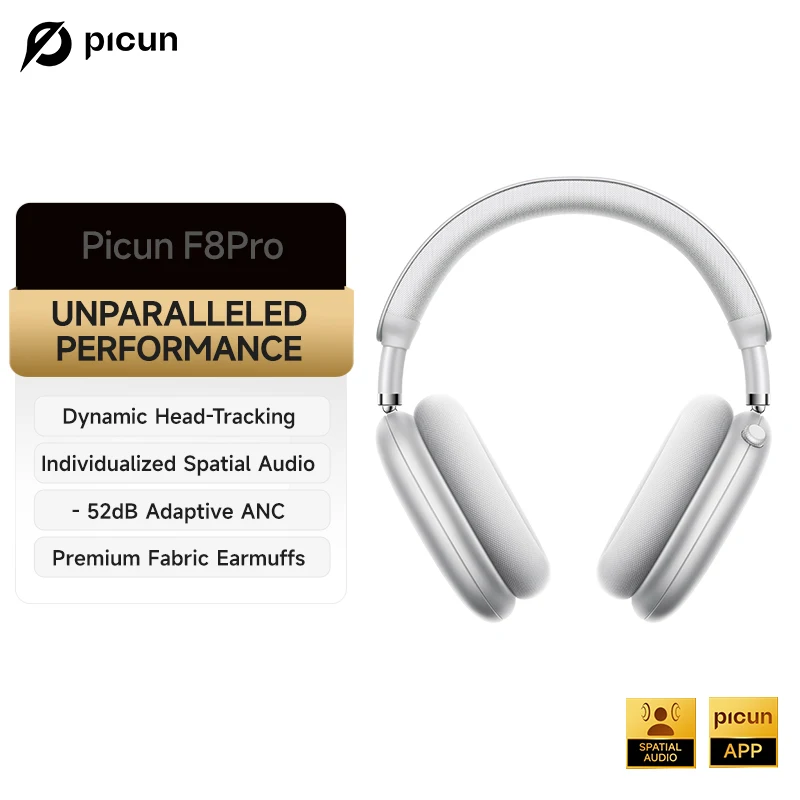 Picun F8 Pro ANC Wireless Headphones - Image 15