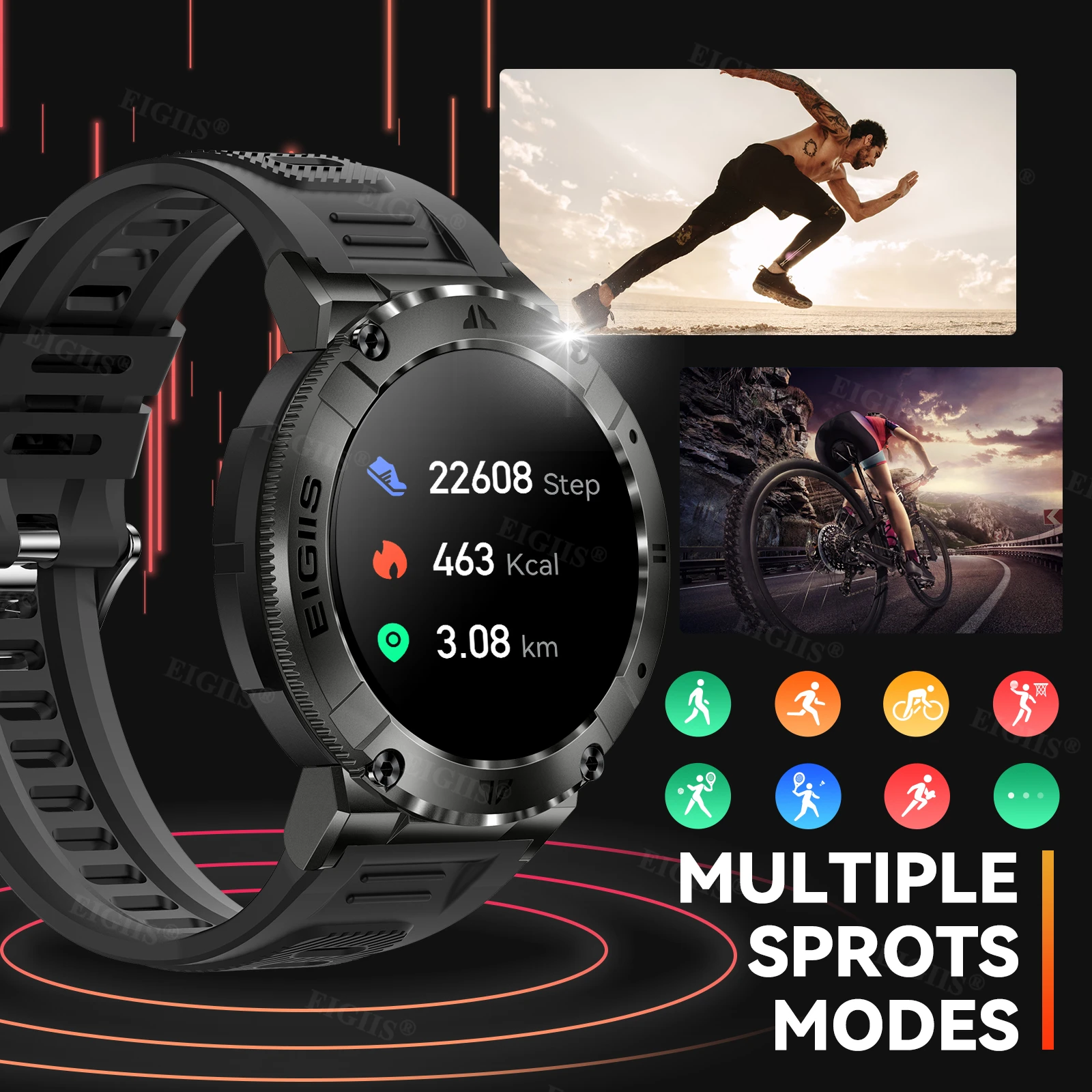 LaNikar Smart Watch Men TFT Display - Image 4