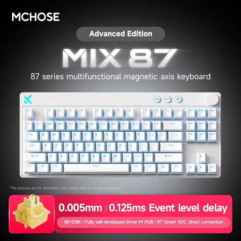 Mchose Mix87 Magnetic Swtich Keyboard Wired - Image 12