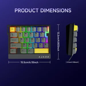 AJAZZ AK029 Wired Gaming Magnetic Switch - Thumbnail Image 6