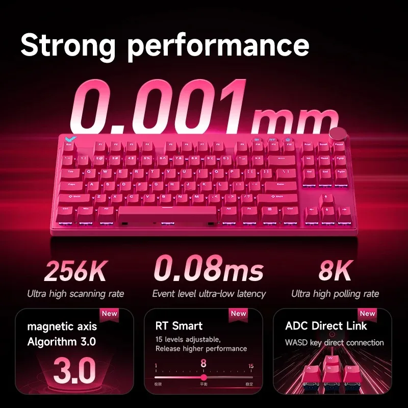 Mchose Mix87 Magnetic Swtich Keyboard Wired - Image 3
