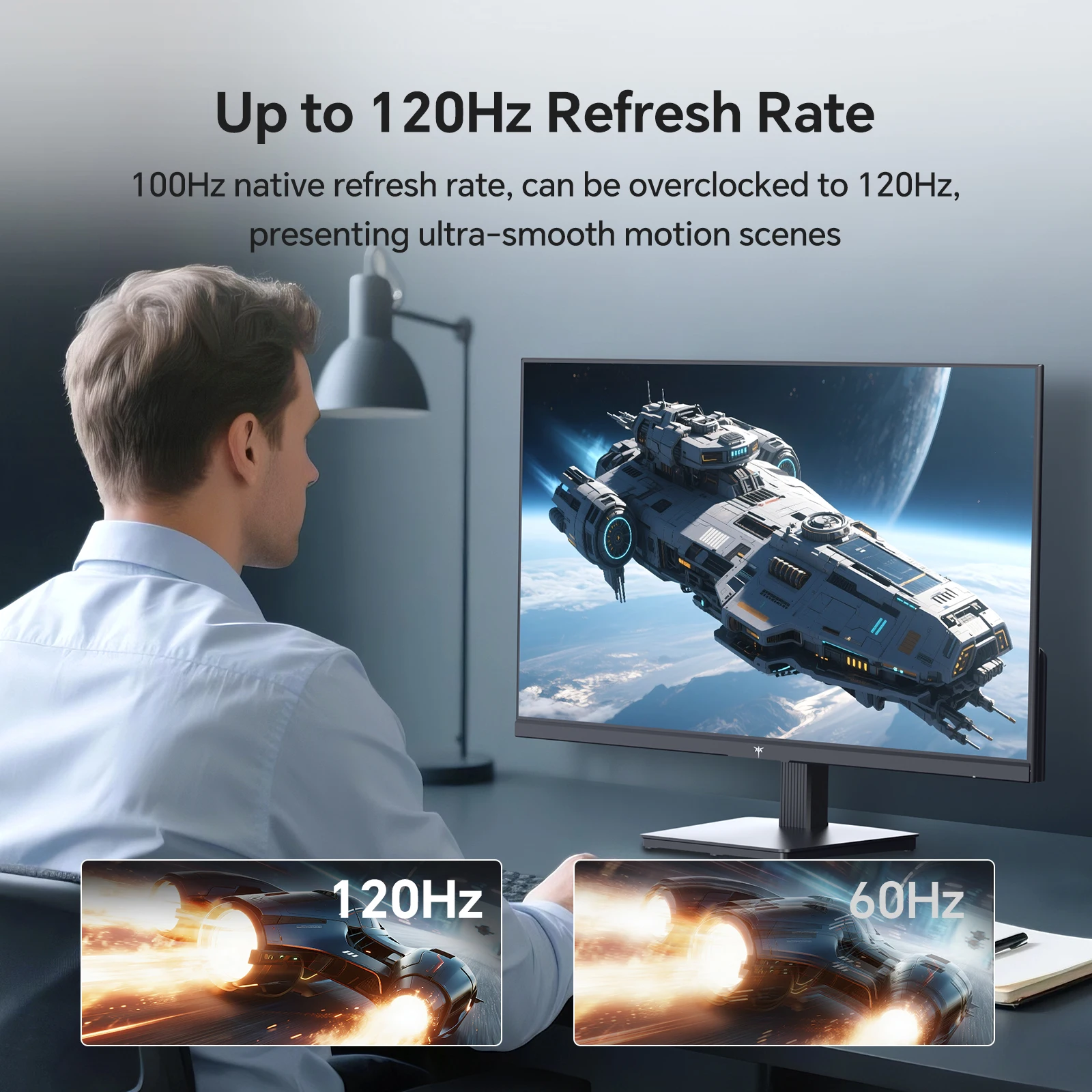 KTC 27 Inch 120Hz Monitor, - Image 2